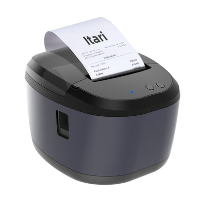 ITARI ZY308 80mm POS Thermal Receipt Printer for iOS, Android, and Windows/Mac with Auto-Cutter and Internal Power Supply, 230 mm/Sec Print Speed，USB/LAN Port (Dark Grey)