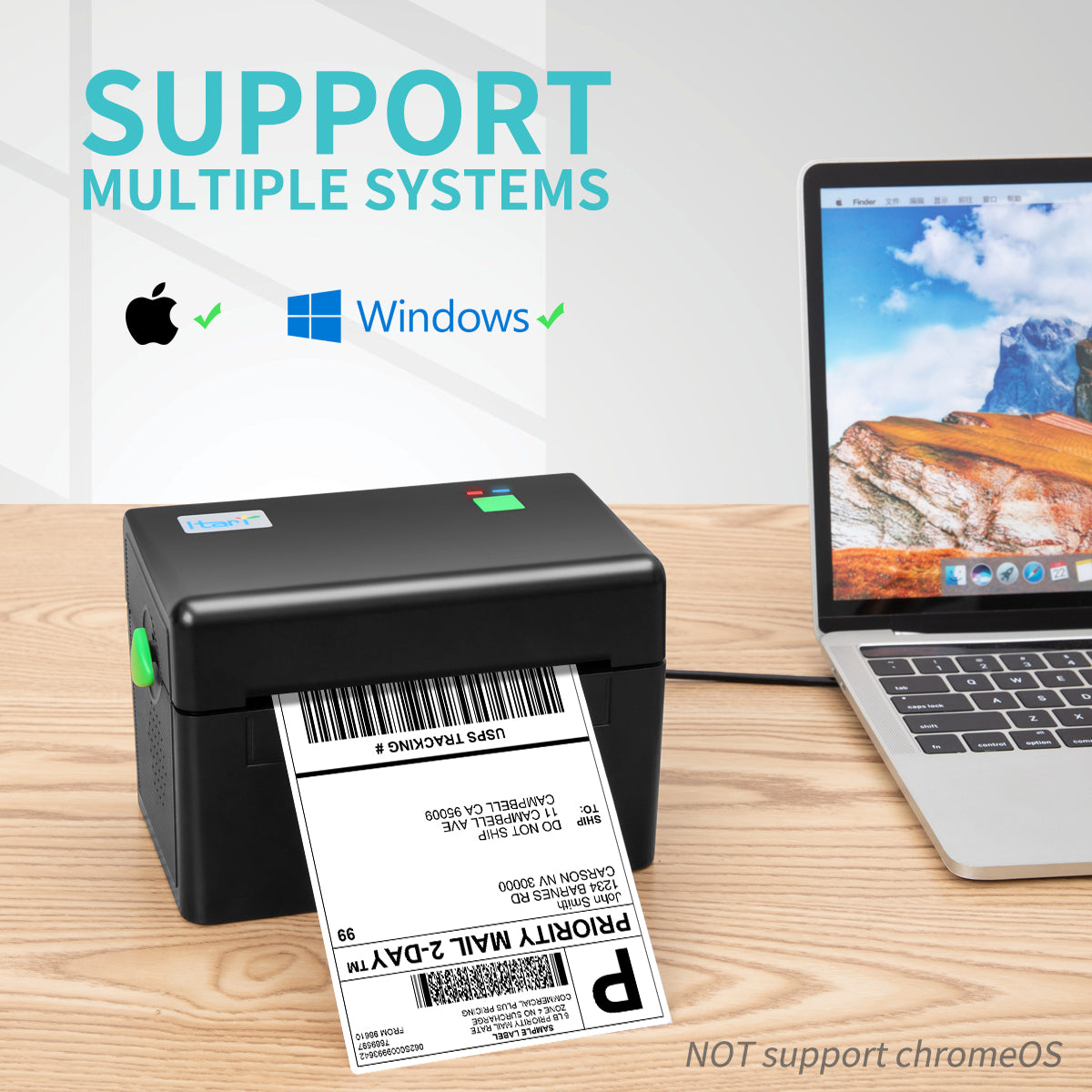 ITARI 4x6 Commercial Grade Shipping Label Printer, I04 itaricartridge