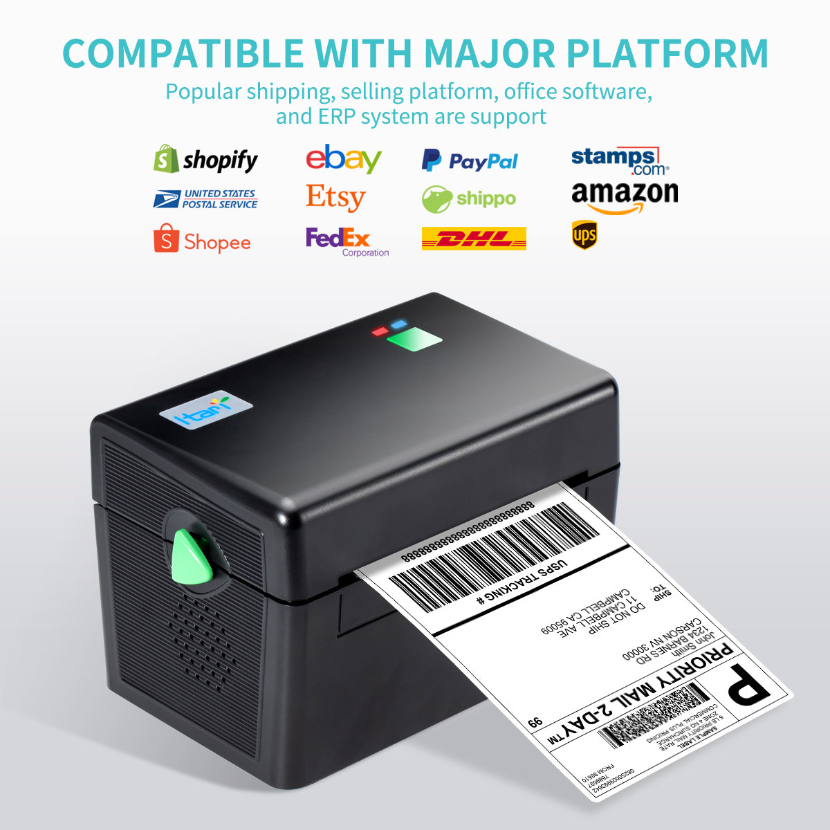 ITARI 4x6 Commercial Grade Shipping Label Printer, I04 itaricartridge